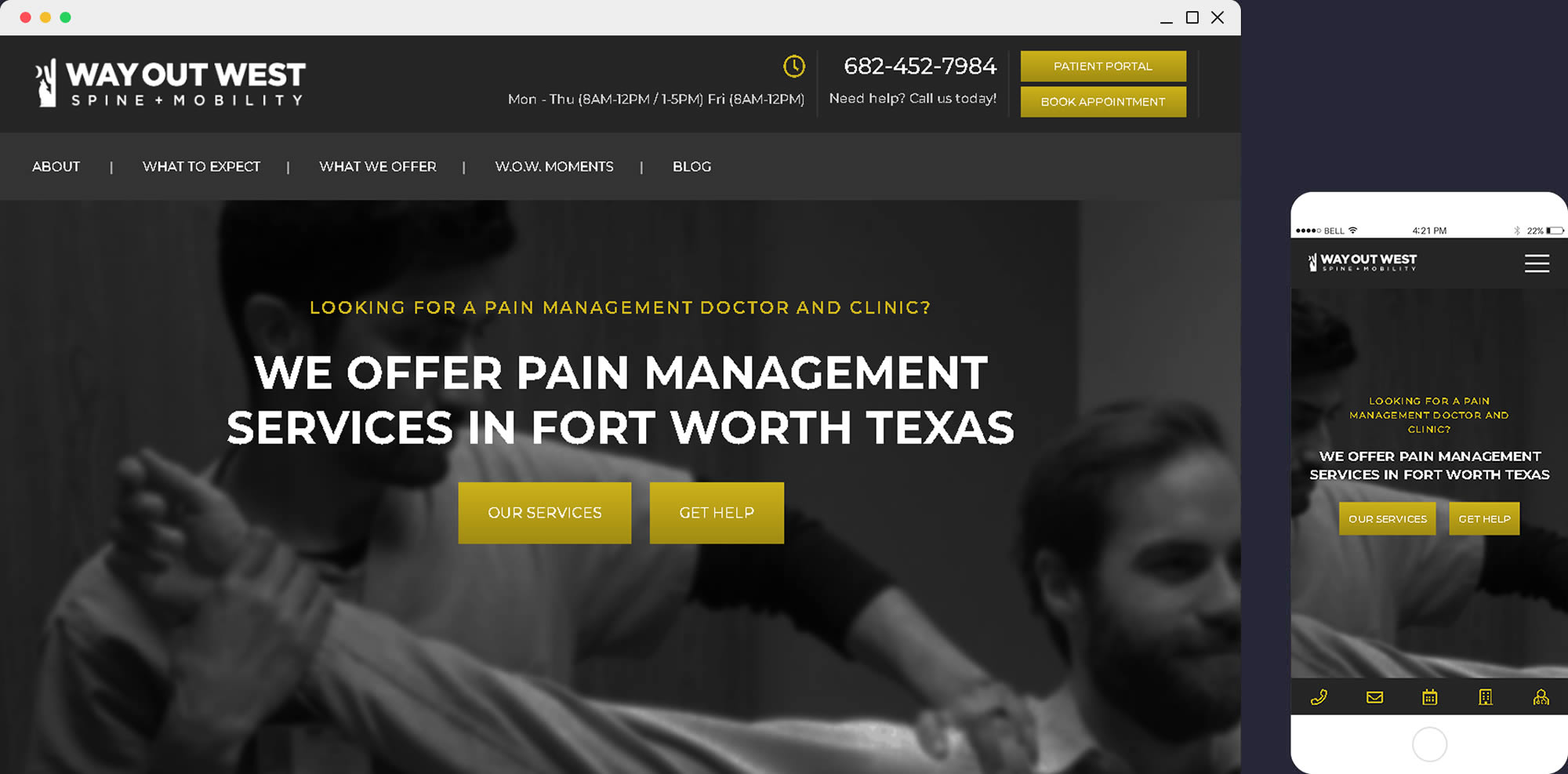 One of our latest web design projects at Supfort Web Design