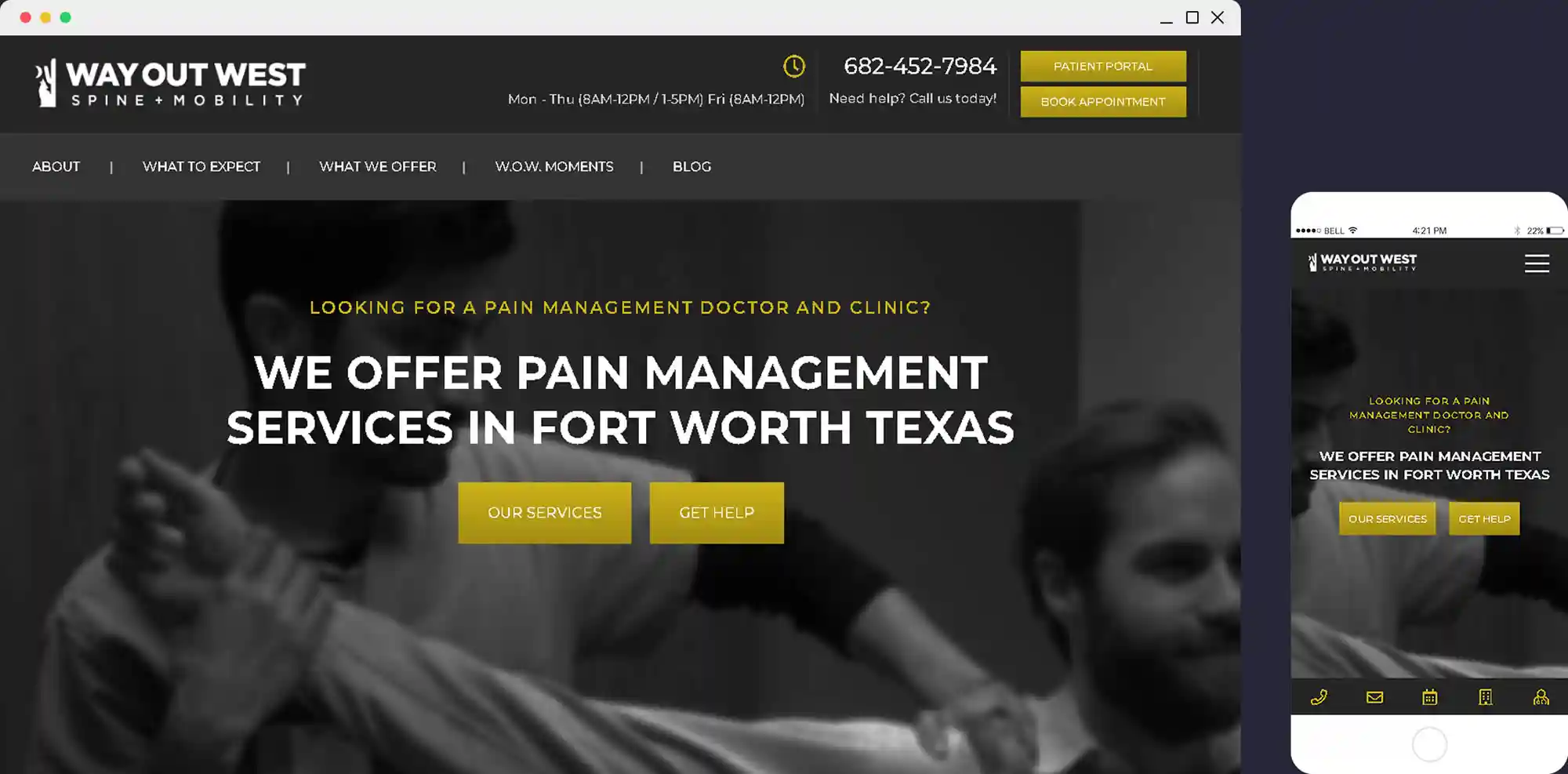 One of our latest web design projects at Supfort Web Design