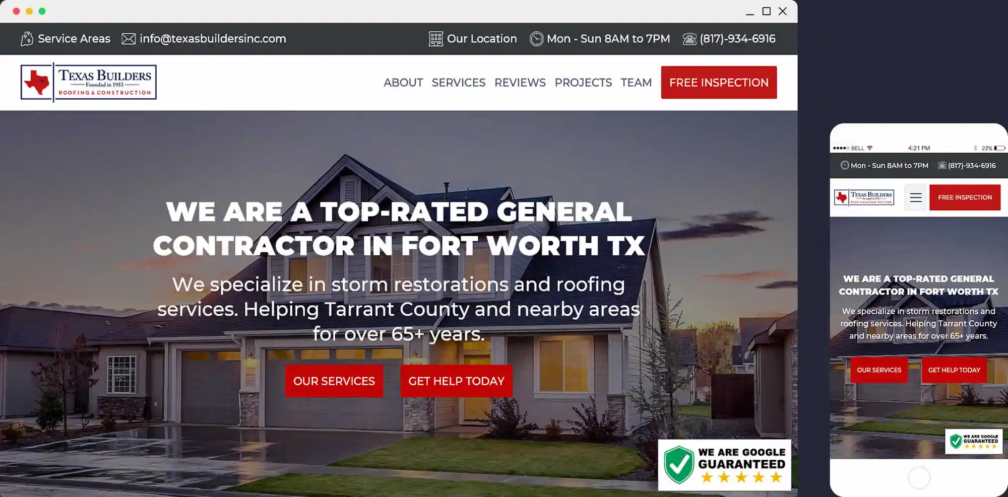 One of our latest web design projects at Supfort Web Design